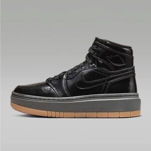 Nike Black and Gray Jordans